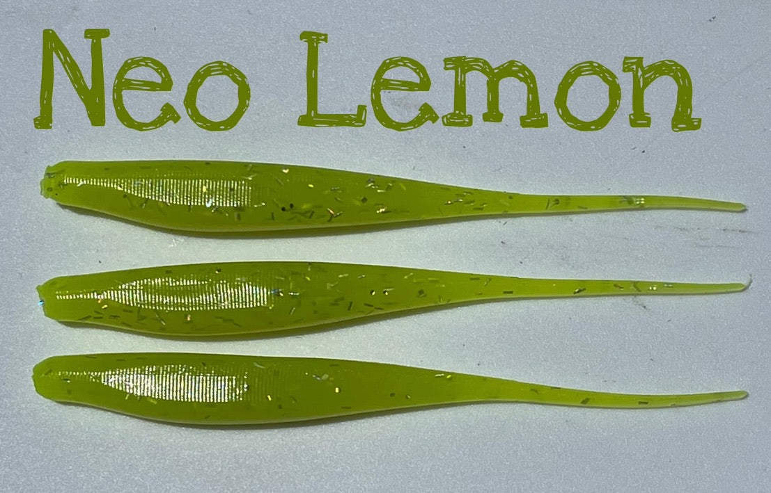 Neo Lemon 4" MC Straight Tail Shad