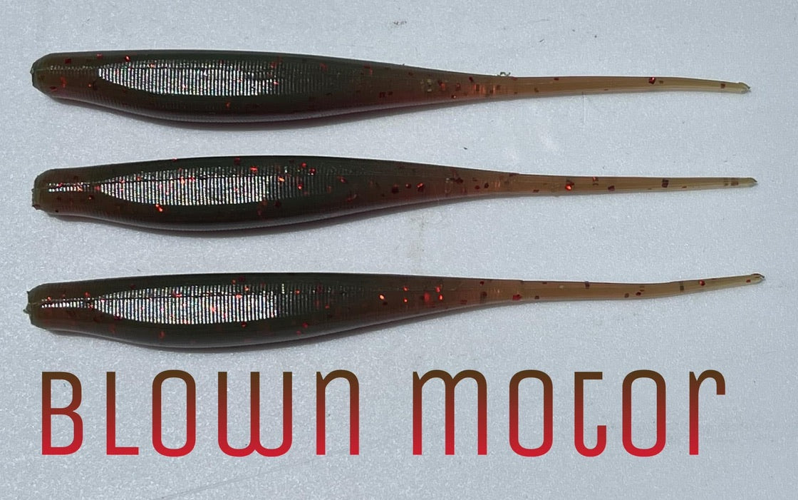 Blown Motor 4" MC Straight Tail Shad