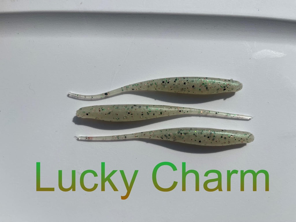 Lucky Charm 4" MC Straight Tail Shad
