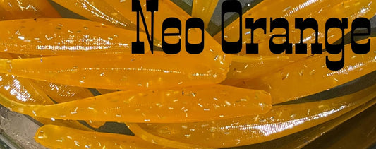 Neo Orange 4" MC Straight Tail Shad
