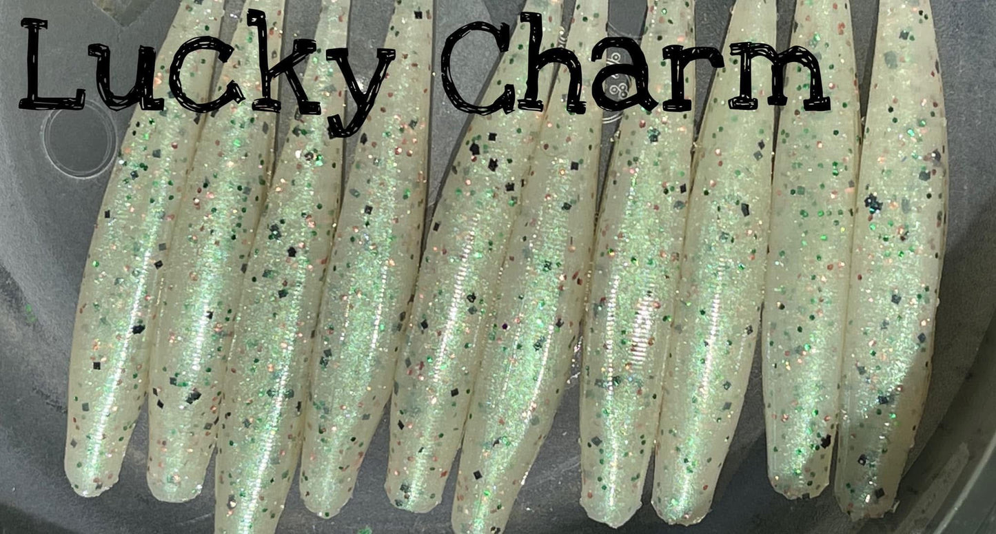 Lucky Charm 4" MC Straight Tail Shad