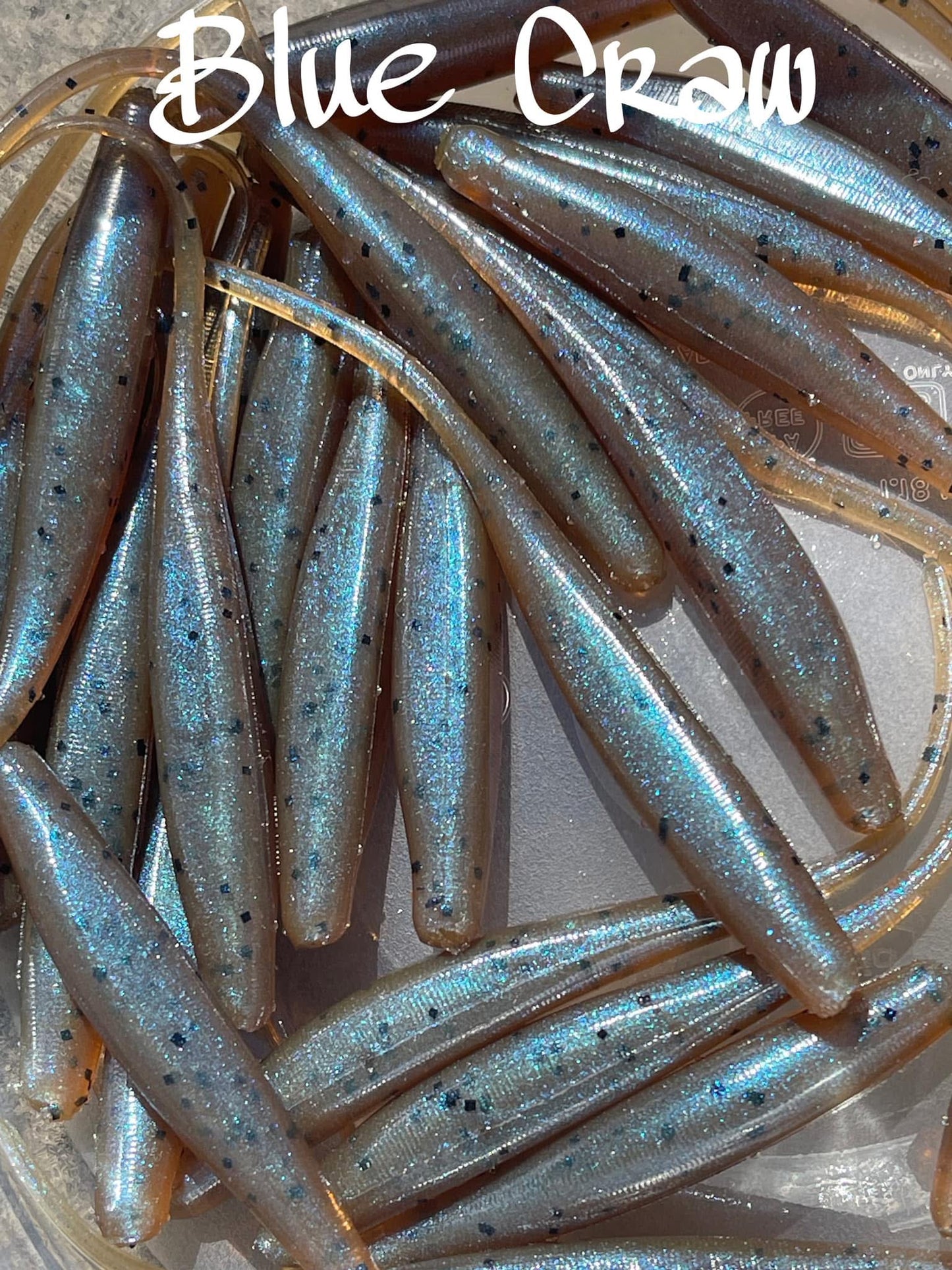 Blue Craw 4" MC Straight Tail Shad